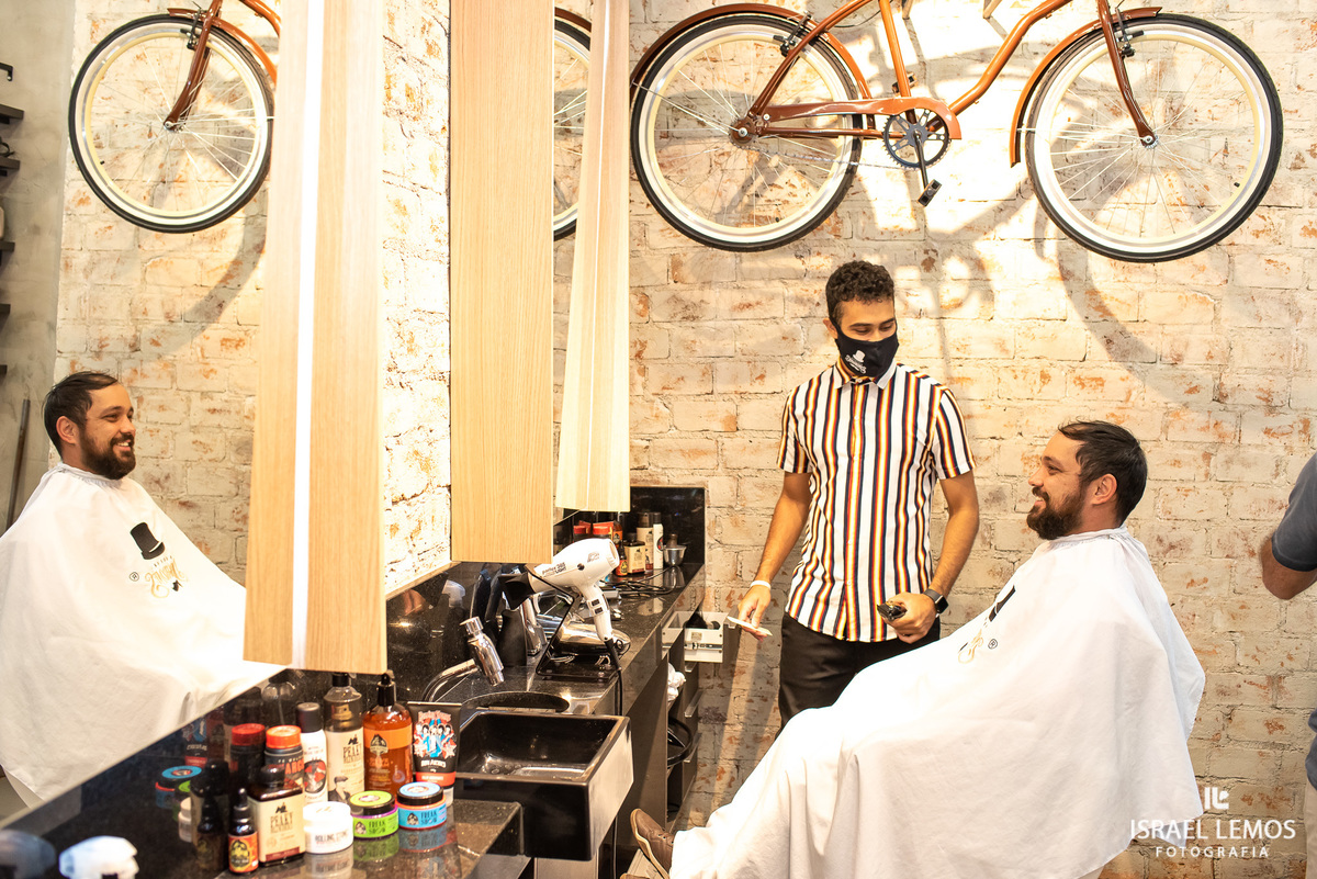 inde fazer a barba em para de minas