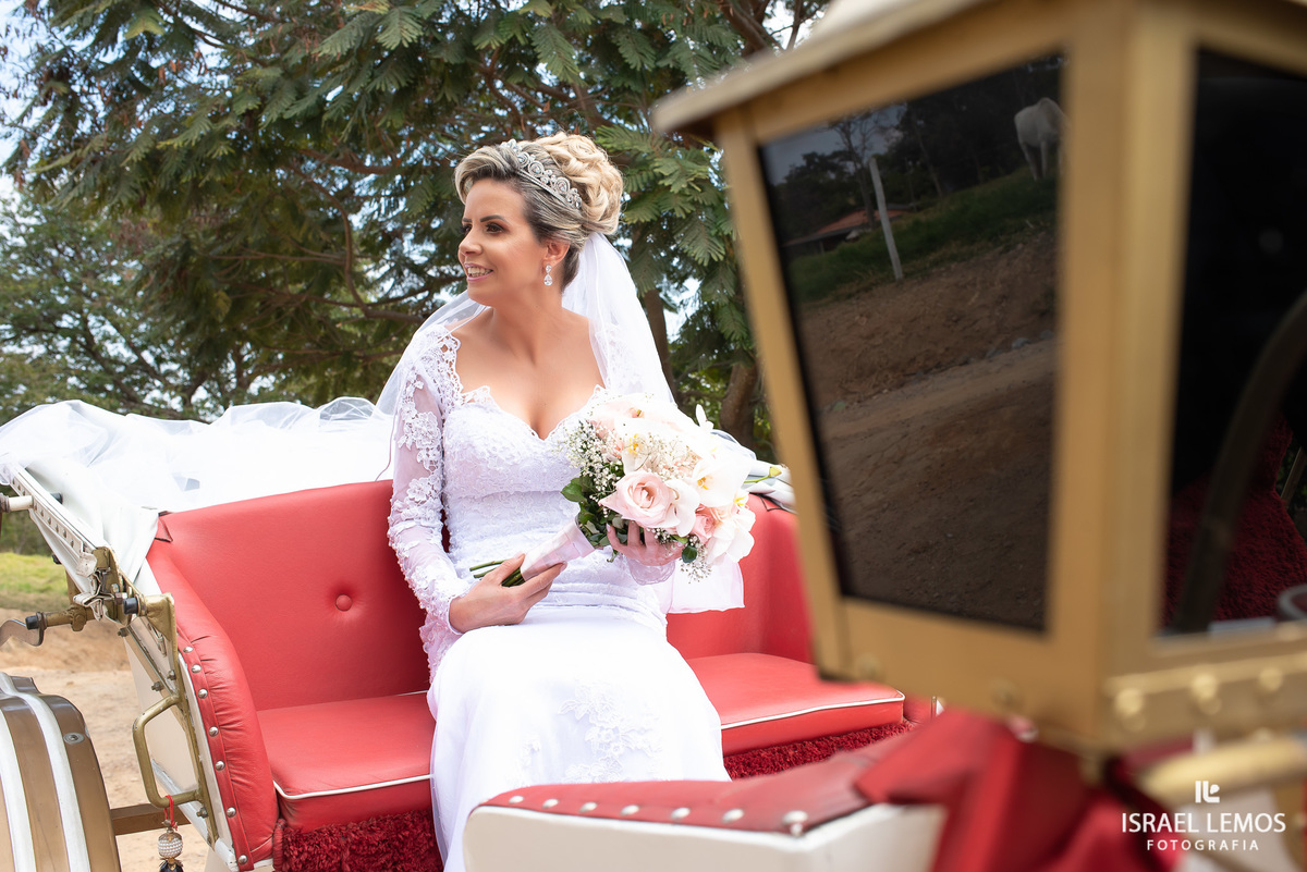 noiva de carruagem 