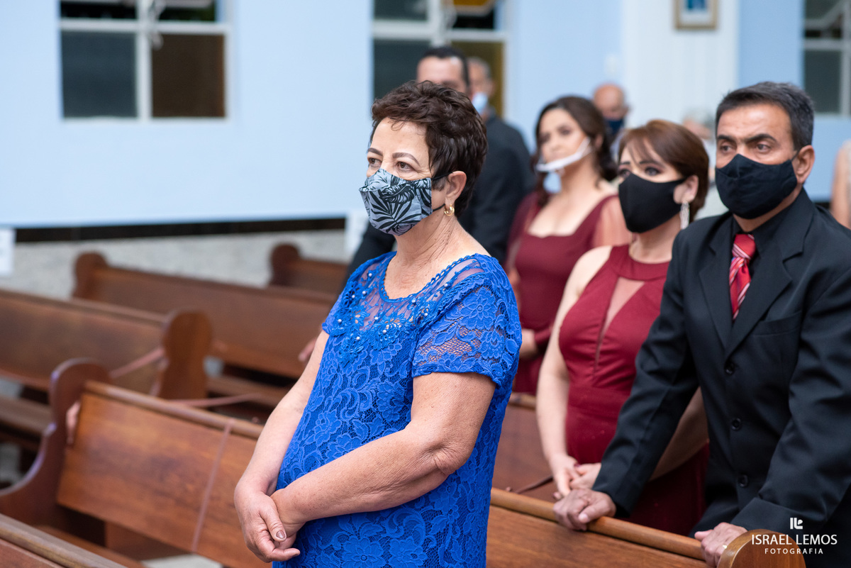 casamento com mascara