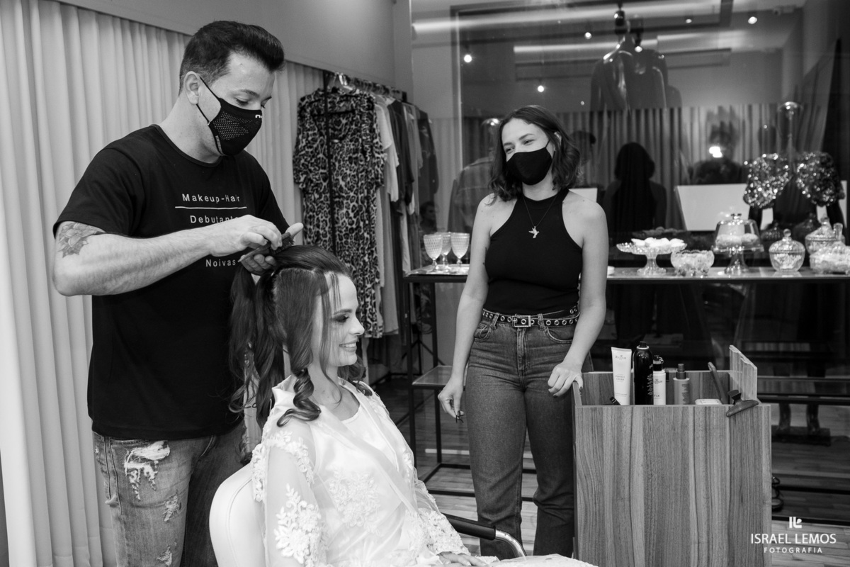 maquiagem de Paulo Vasconcelos em para de minas com o fotografo de casamento israel lemos