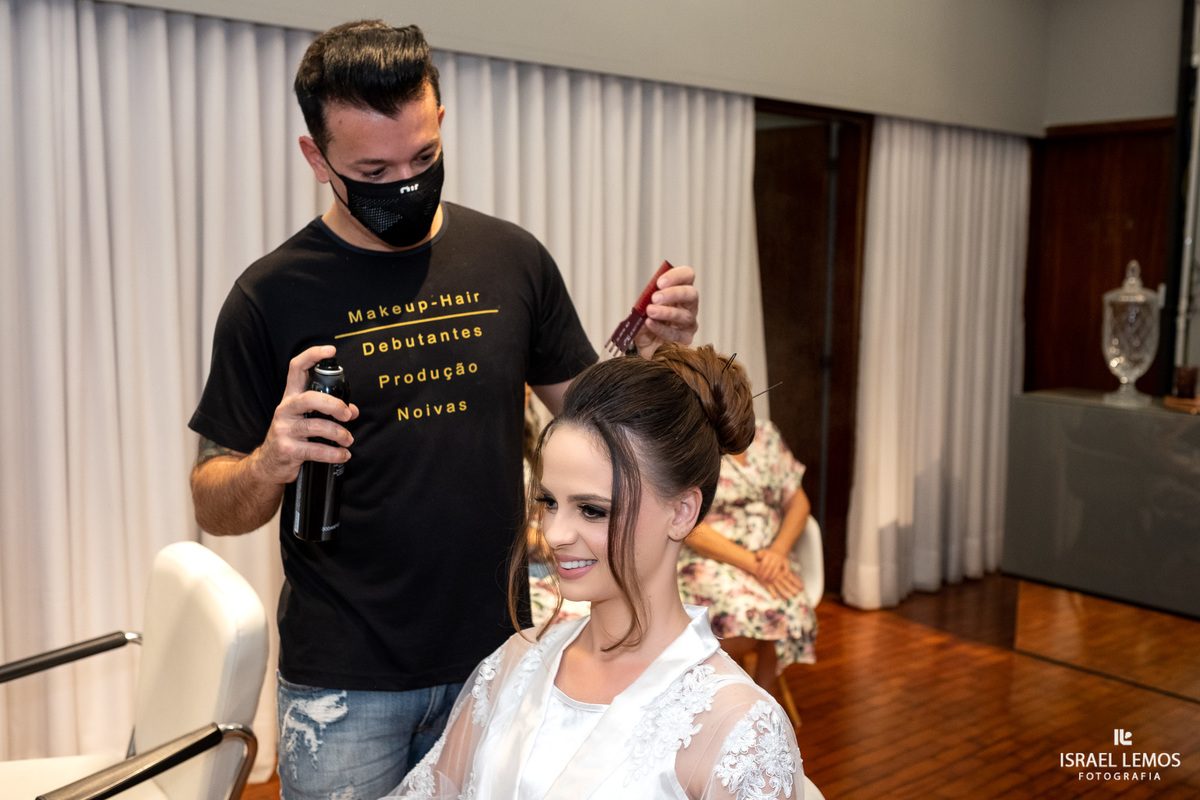 maquiagem de Paulo Vasconcelos em para de minas com o fotografo de casamento israel lemos