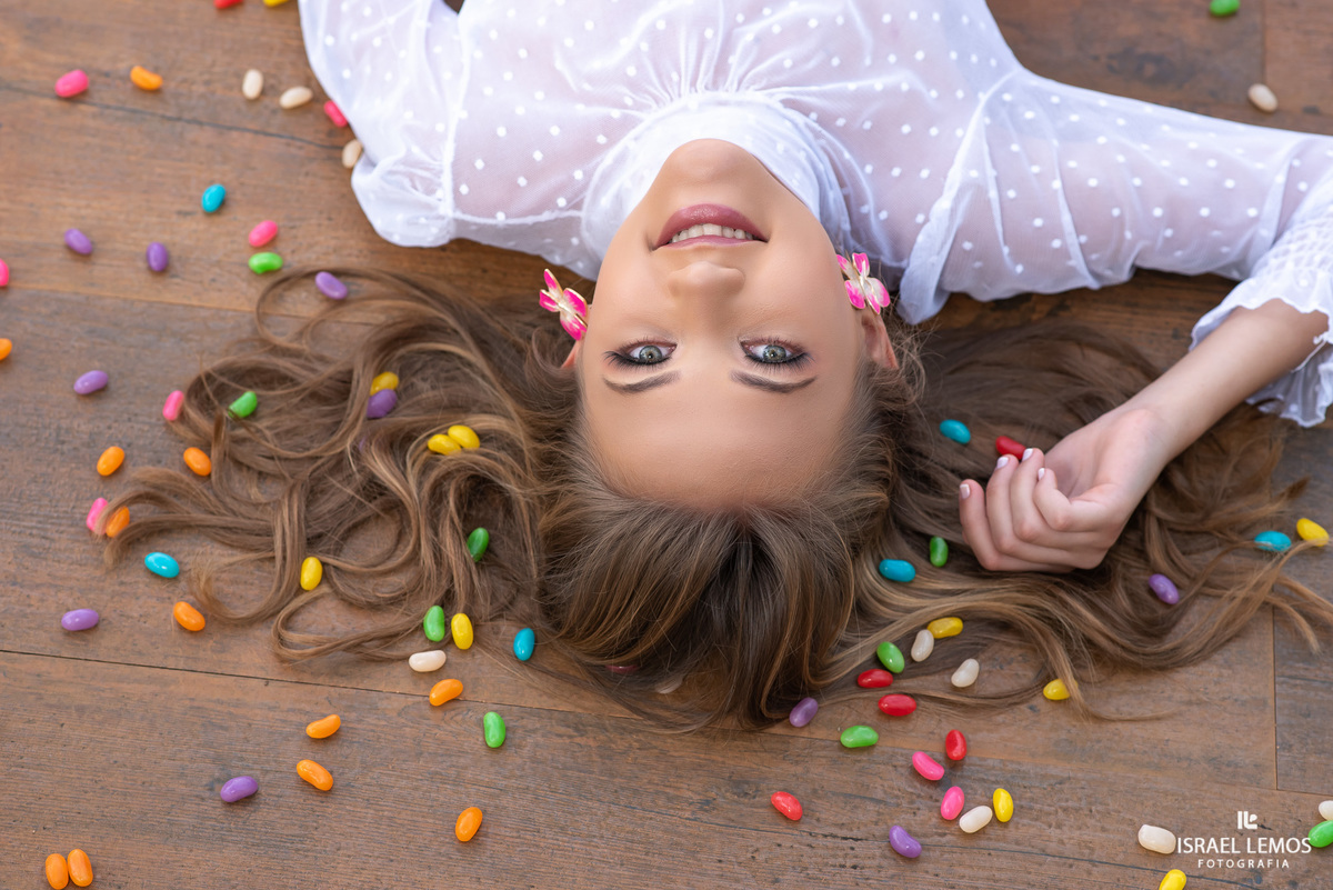 foto da Jennifer com jujubas no espaço Shangrila