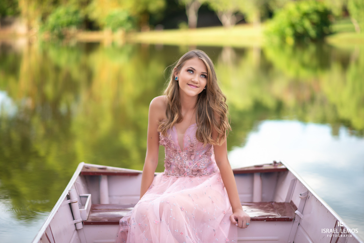 foto no barquinho de 15 anos