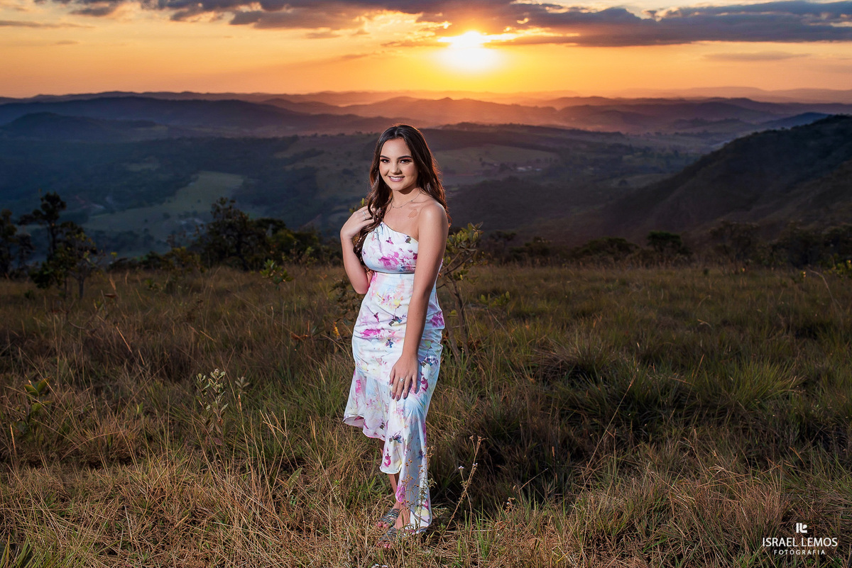 por do sol na serra do elefanet