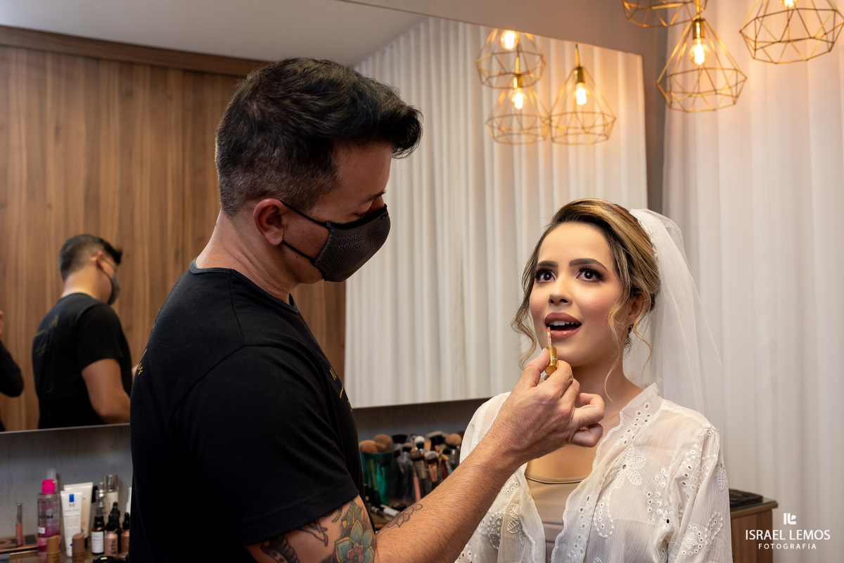 Paulo Vasconcelos maquiagem em Para de minas