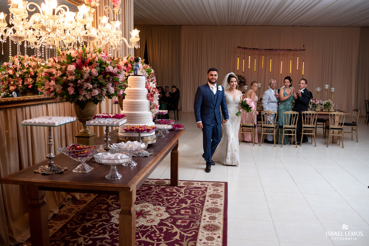 entrada dos noivos no espaço joseville