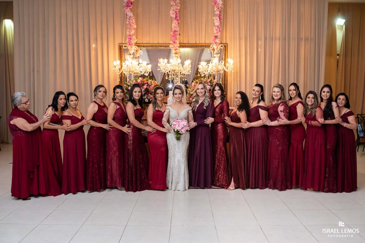 foto das madrinhas no Para de minas MG