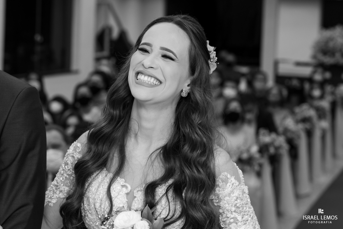 sabe aquele sorriso de noiva