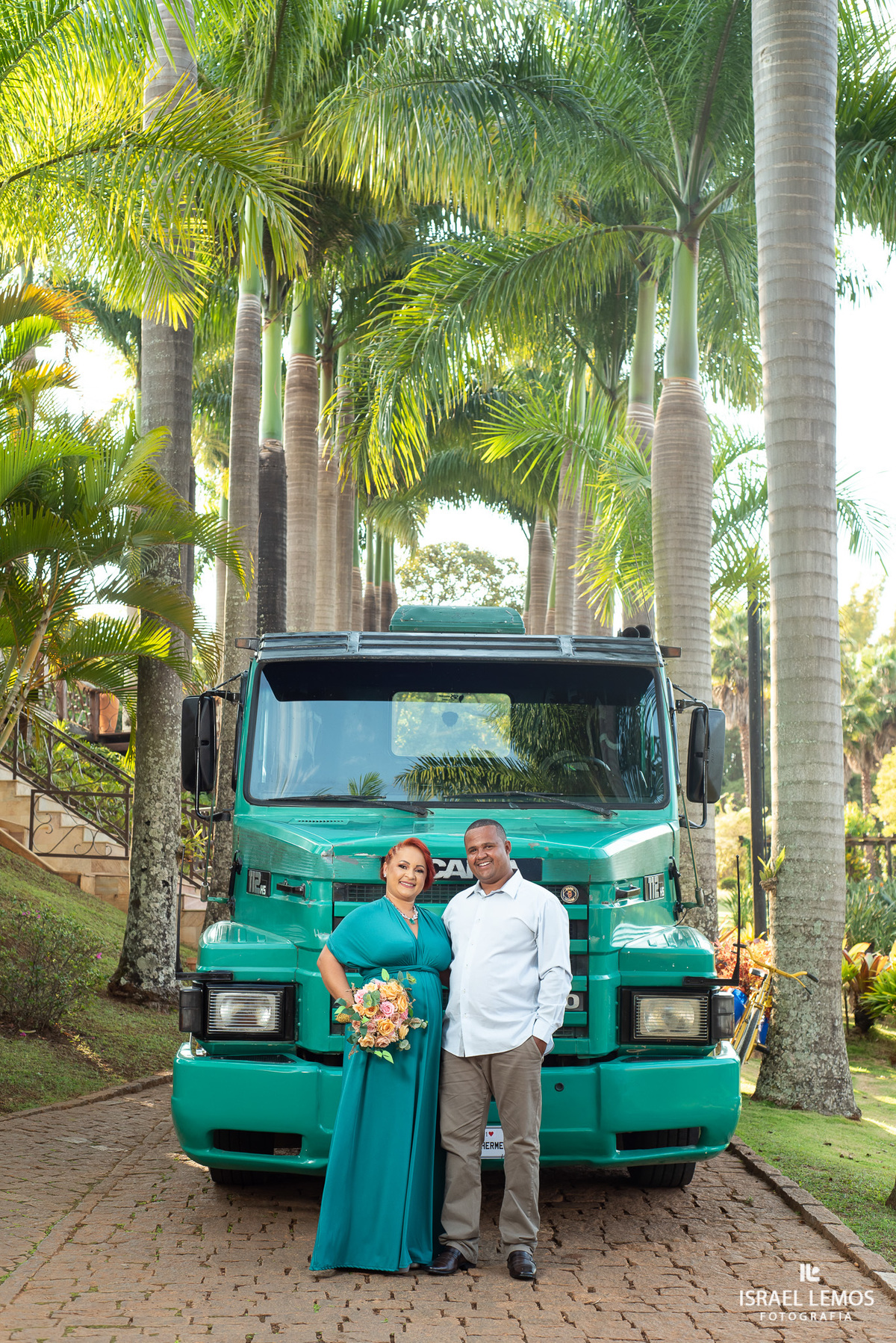 noivos vai para o Shangrila de Scania no seu caminho Edmara e guilherme