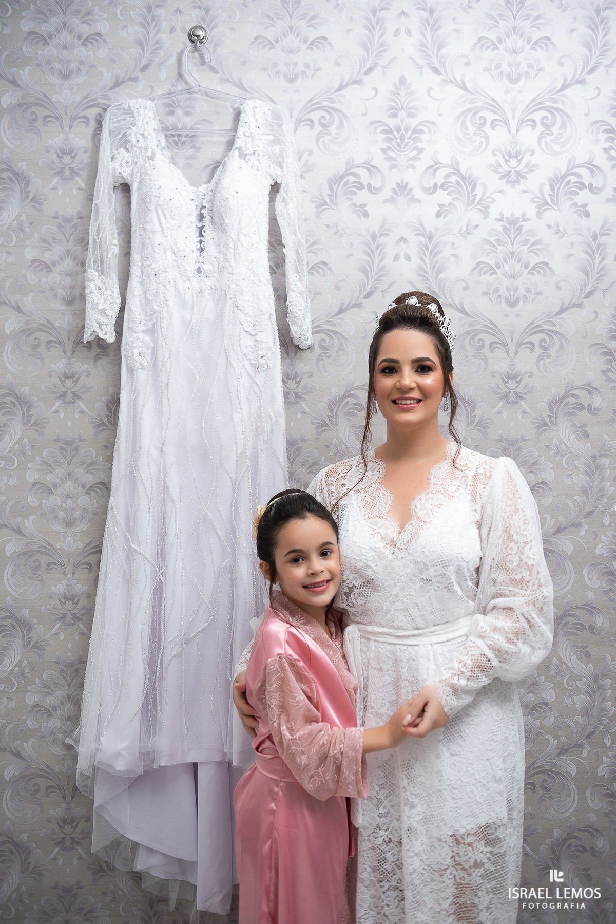 noiva com sua filha