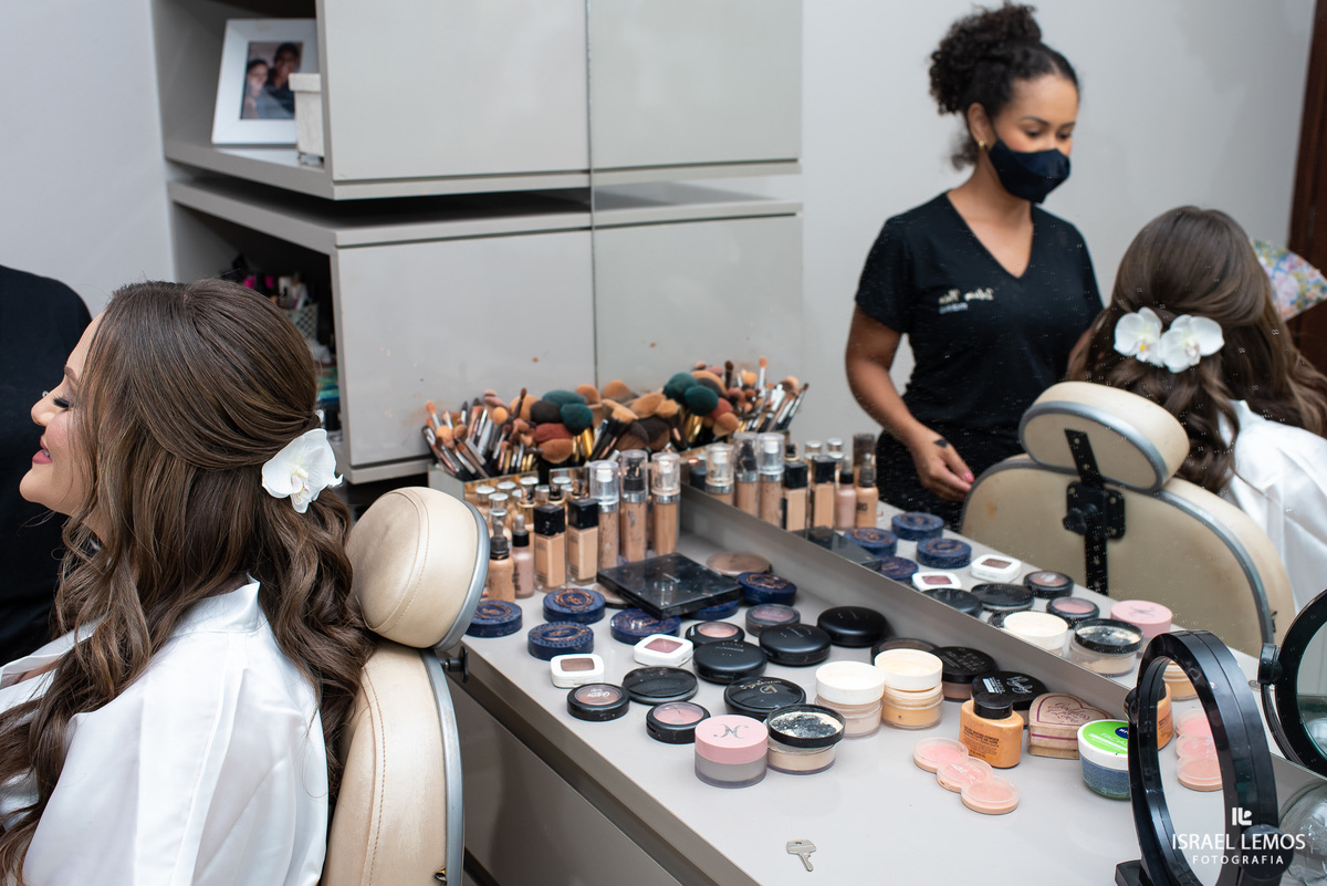 Maquiagem e cabelo para noivas na cidade de Para de minas com Leticia Mara e paloma brandao