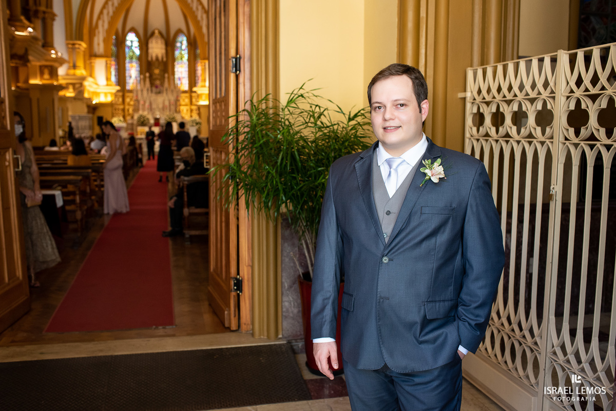 Fotografia de casamento na igreja de Boa  Viajem em Belo Horizonte MG