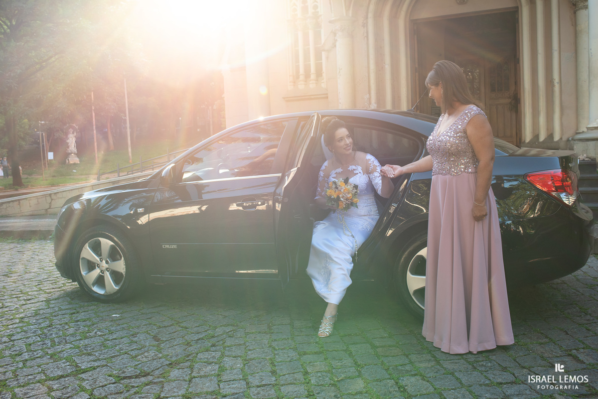 Por do sol na igreja de Boa Viajem BH