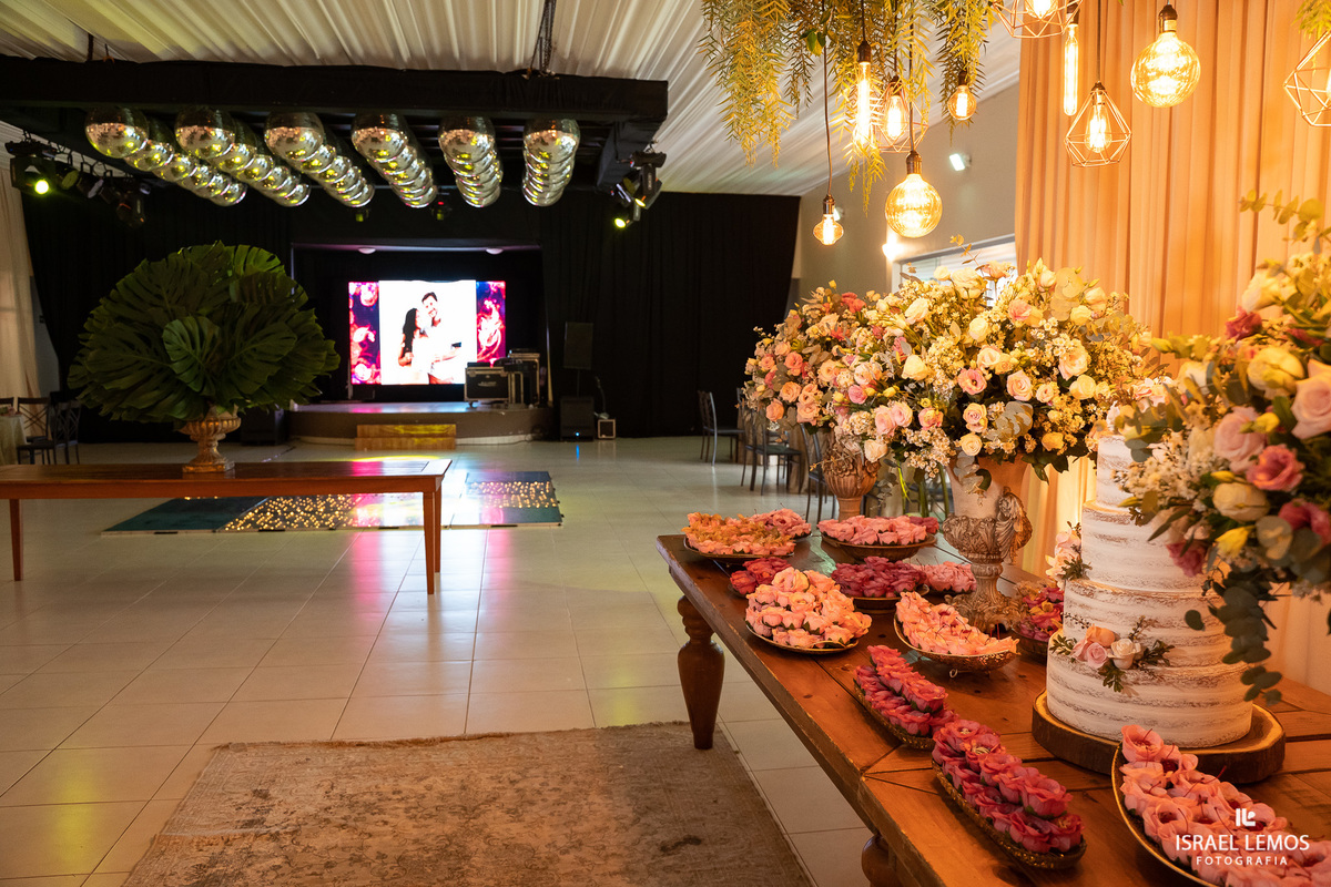 bolo para casamento em Para de minas