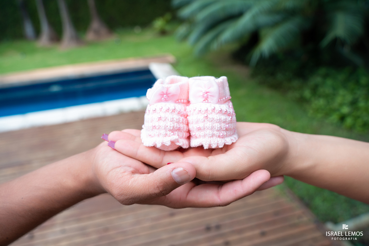 Fotografia de gestante em para de minas