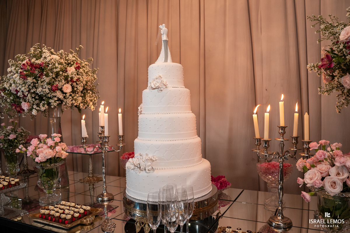 hora da recepção do casamento em para de minas