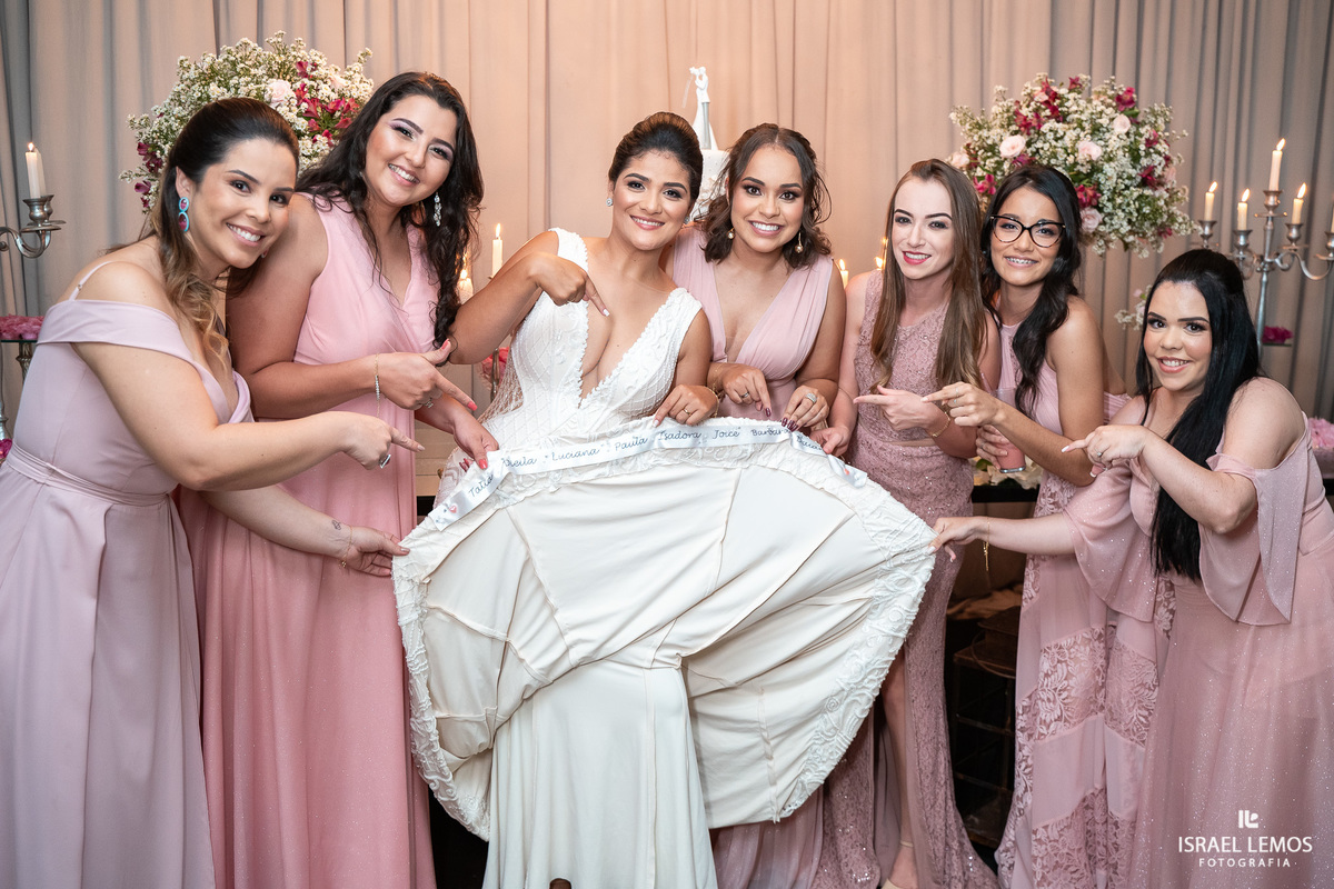 hora da recepção do casamento em para de minas