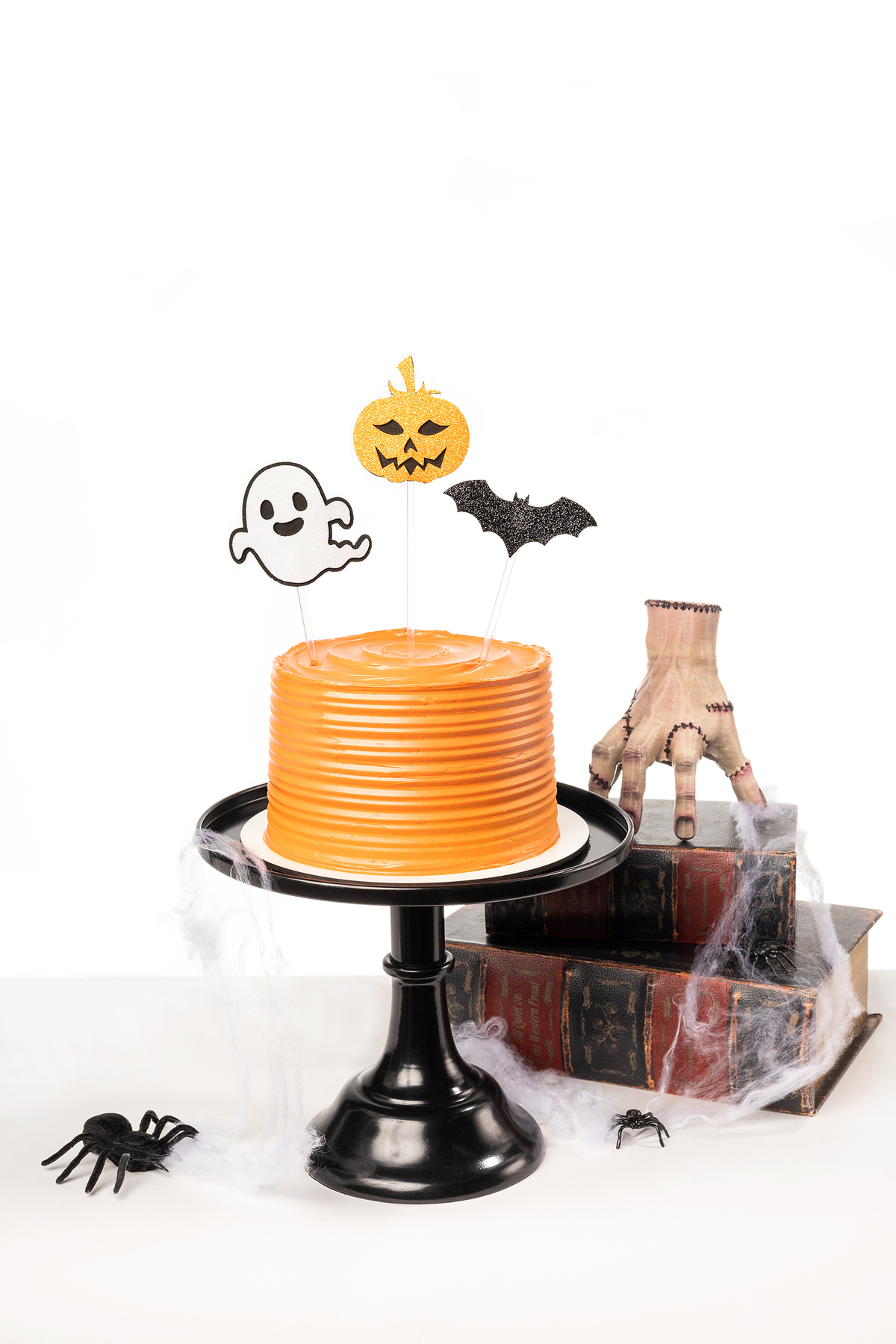 Fotografia de produtos de decoração de festa de halloween