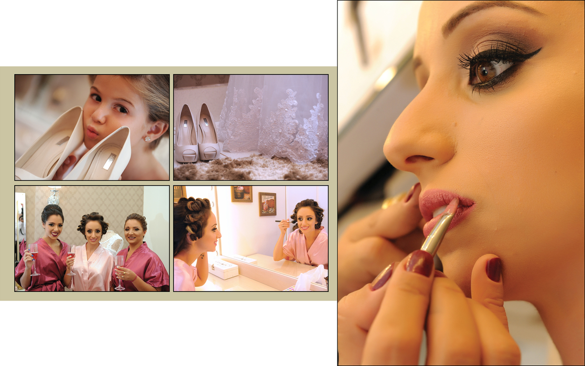 Eles escolheram se casar em Sarandi, na Igreja central. A cerimônia foi realizada com a companhia de amigos e familiares