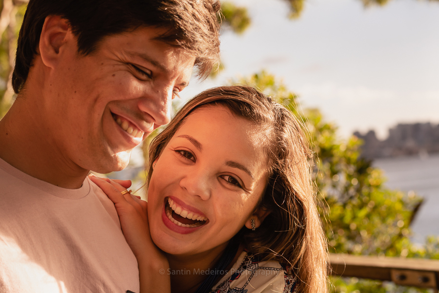 una gran sonrisa