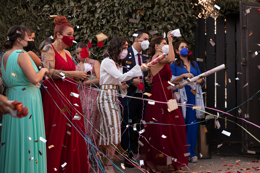 salida de los novios