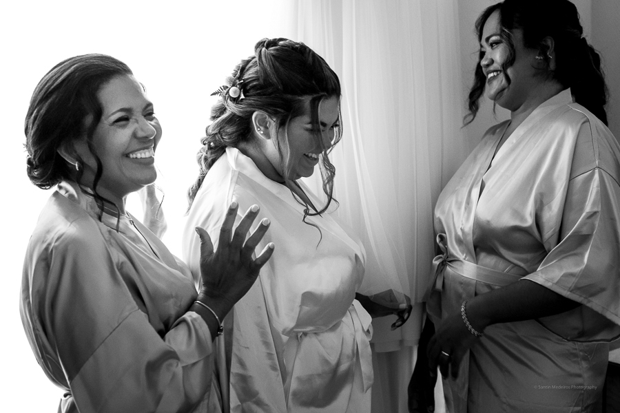 madre y hermana de la novia