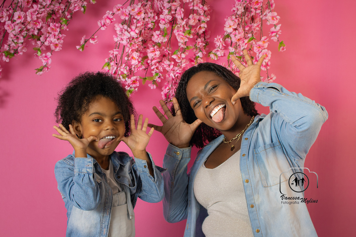 Ensaio dia das Mães -estúdio - Vanessa Mylius Fotografia