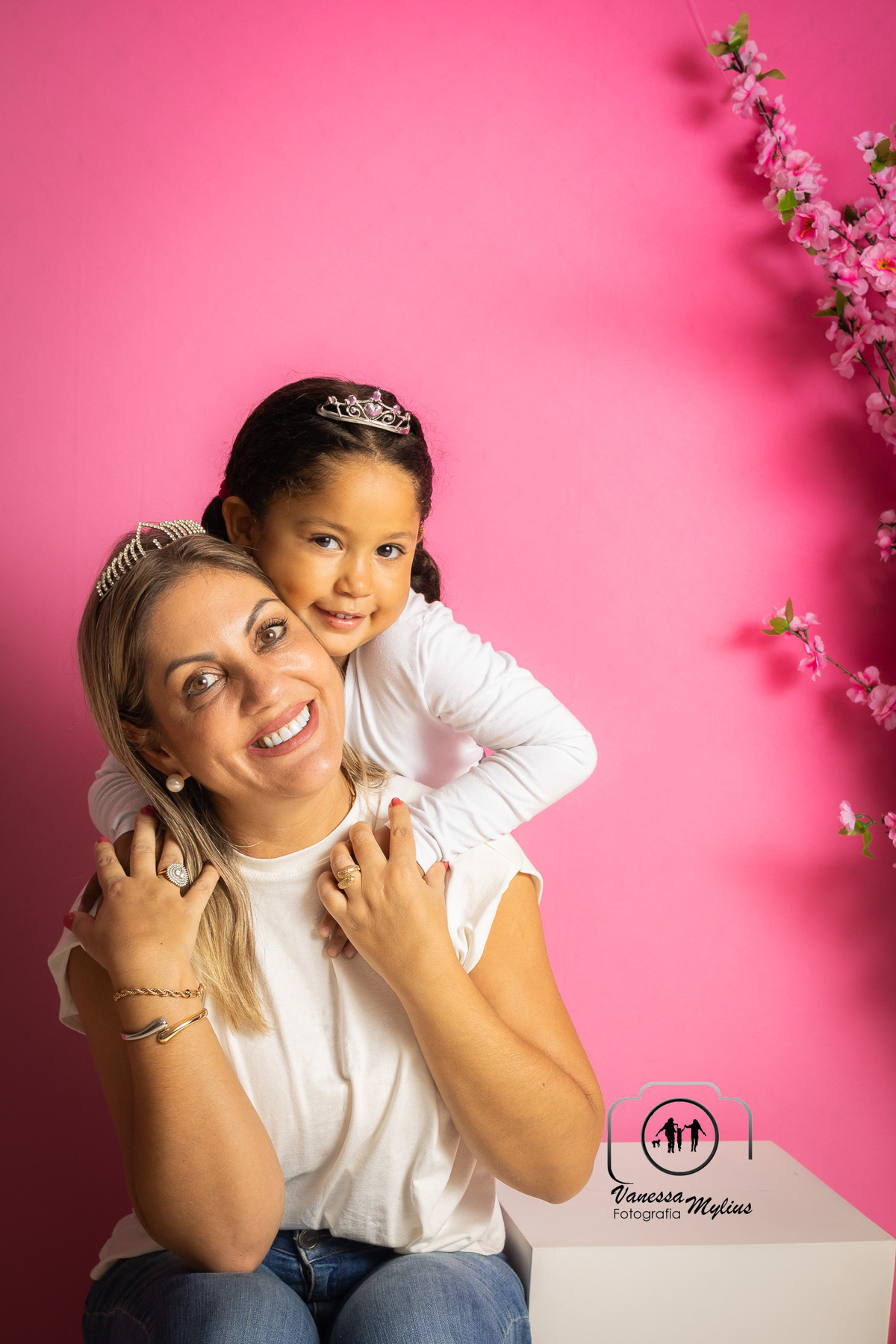 Ensaio dia das Mães -estúdio - Vanessa Mylius Fotografia