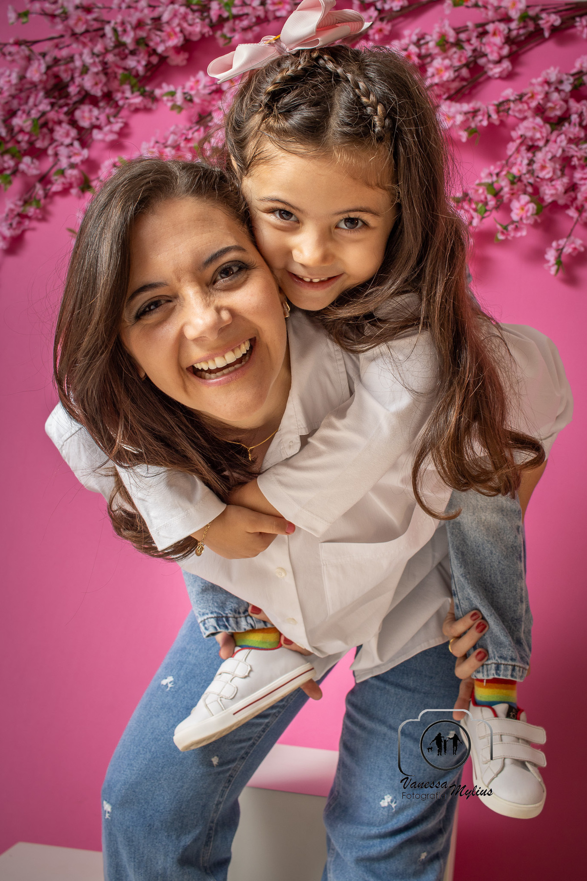 Ensaio dia das Mães -estúdio - Vanessa Mylius Fotografia
