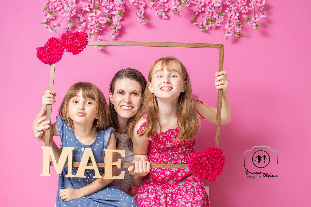 Ensaio dia das Mães -estúdio - Vanessa Mylius Fotografia