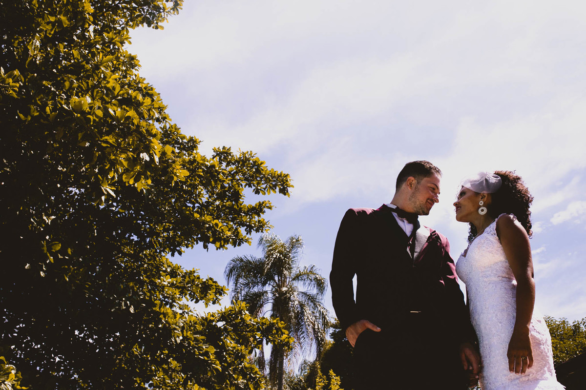 Sessão de fotos dos noivos