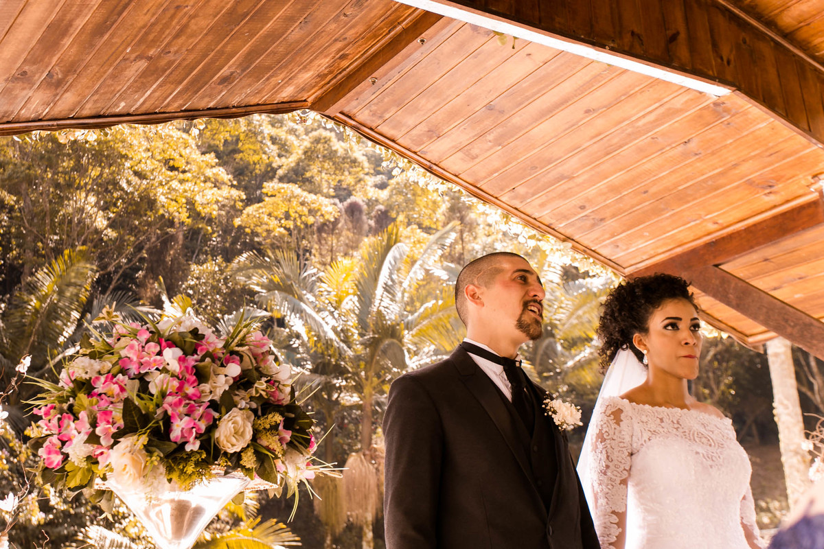 Cerimonia casamento de dia