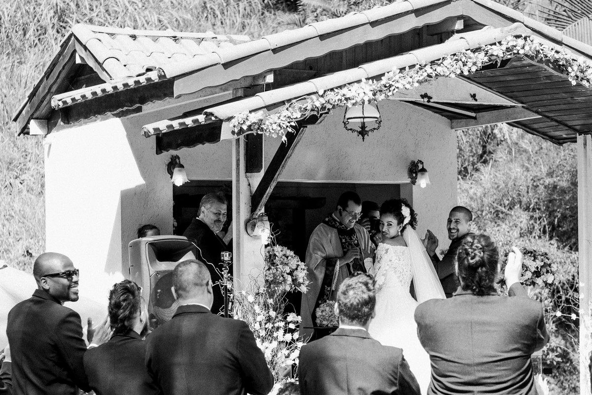 Cerimonia casamento de dia