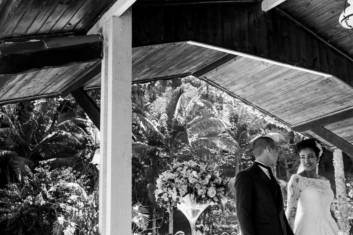 Cerimonia casamento de dia