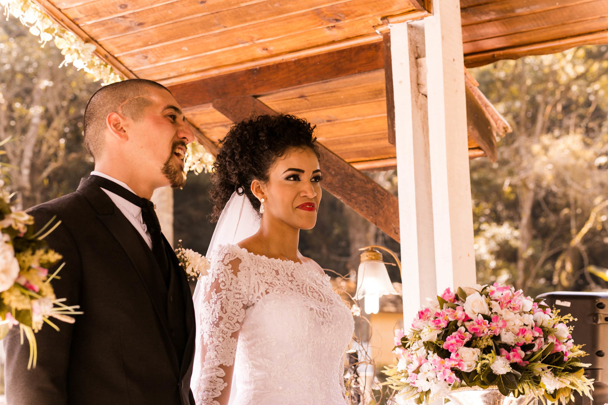 Cerimonia casamento de dia