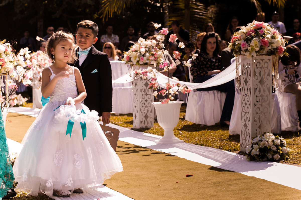 Cerimonia casamento de dia