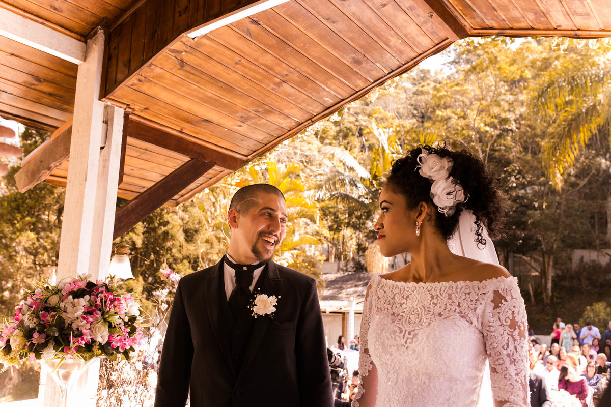 Cerimonia casamento de dia