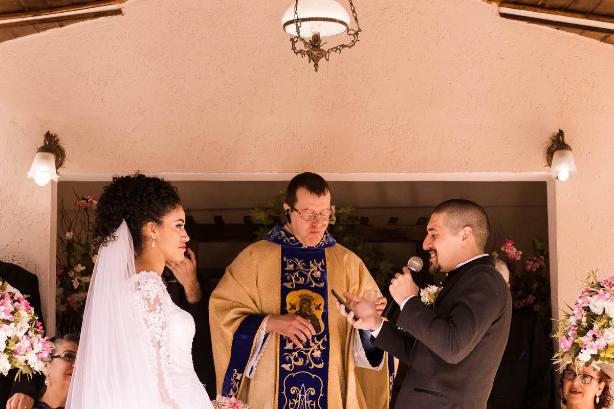 Cerimonia casamento de dia