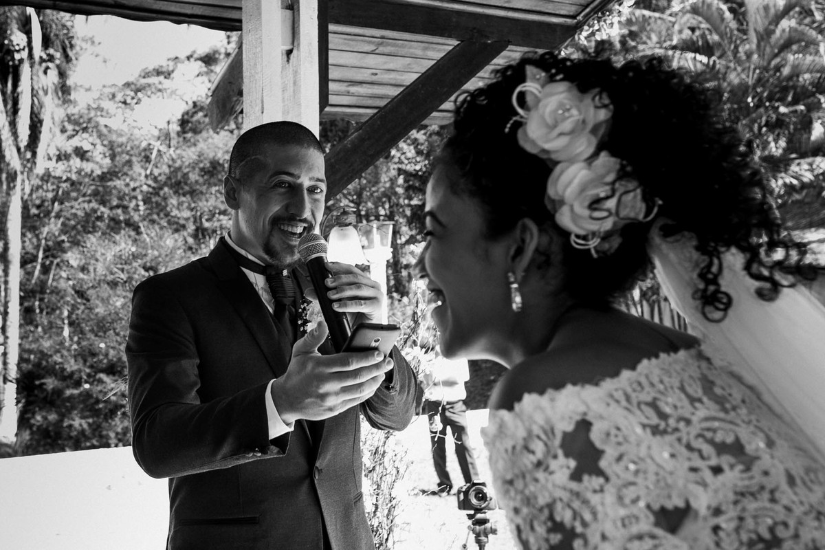 Cerimonia casamento de dia