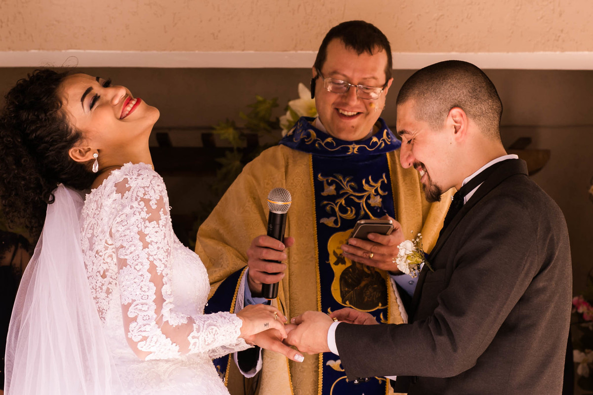 Cerimonia casamento de dia