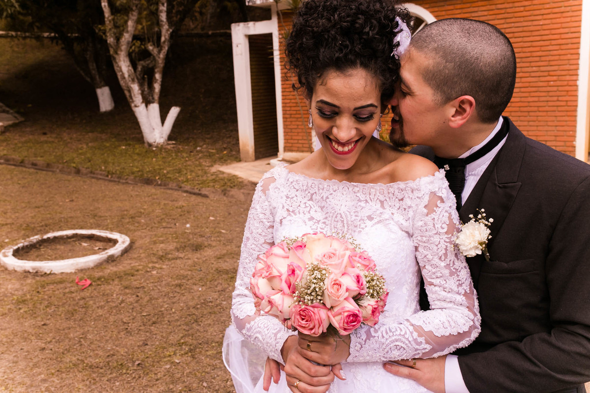 Fotos noivos casamento de dia
