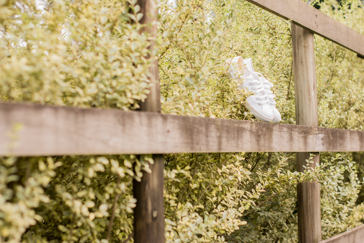 foto do sapato da noiva