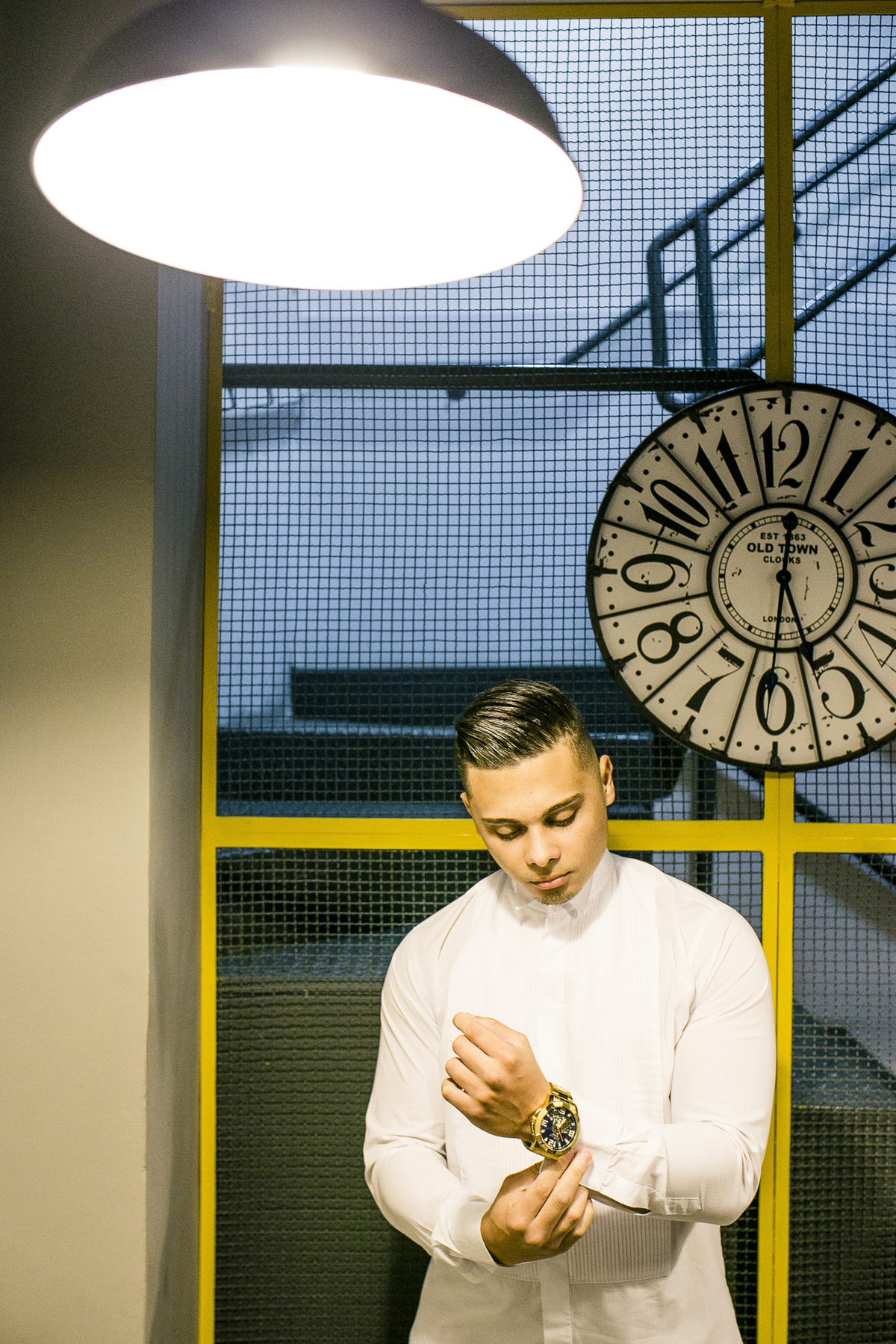 Fotos de Casamento - noivo  se Arrumando - Making of