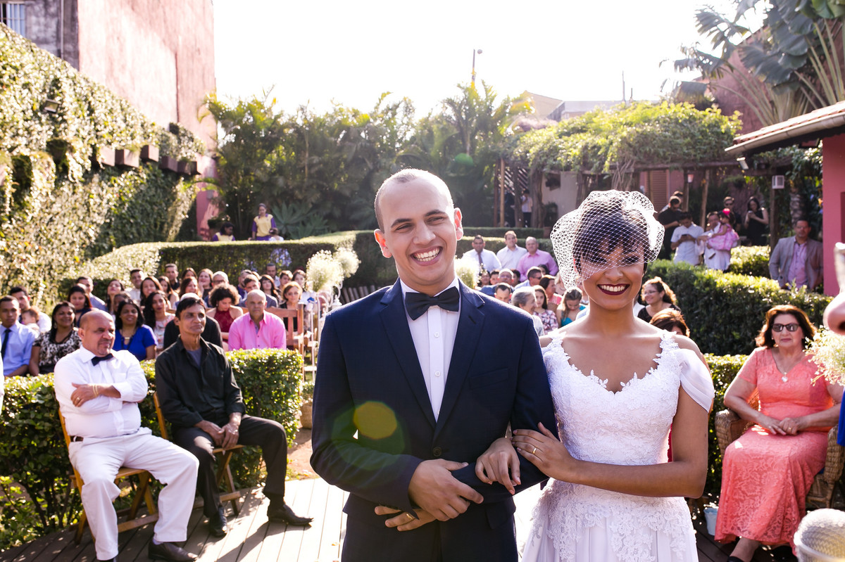 cerimôna casamento de dia
