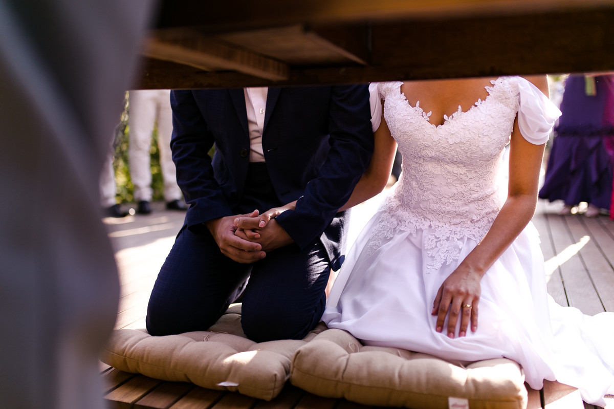 cerimôna casamento de dia