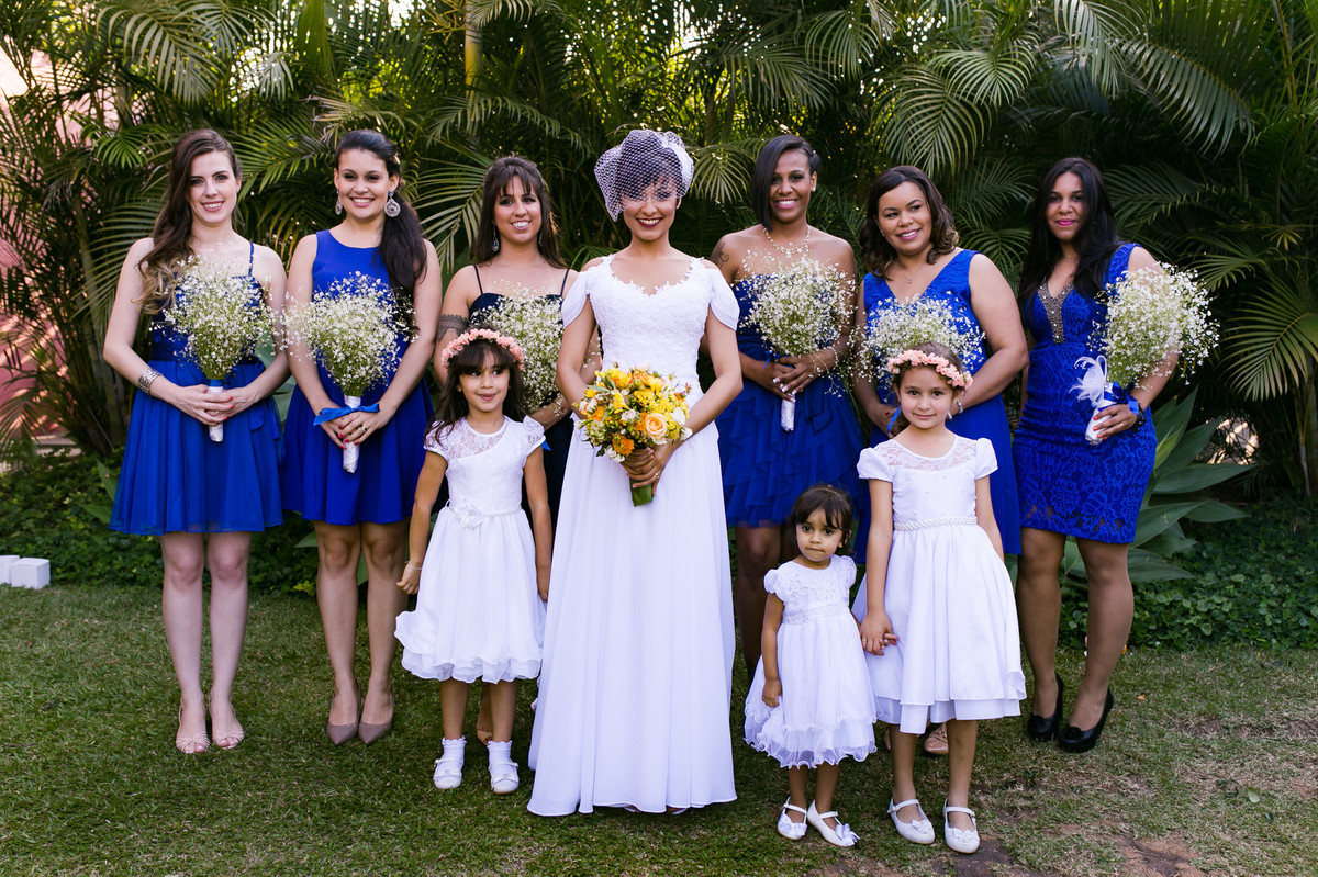 Madrinhas casamento de dia