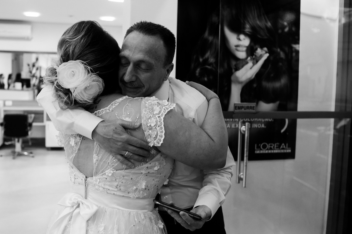 noiva e pai da noiva