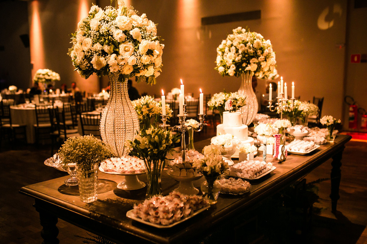 Mesa do Bolo Casamento