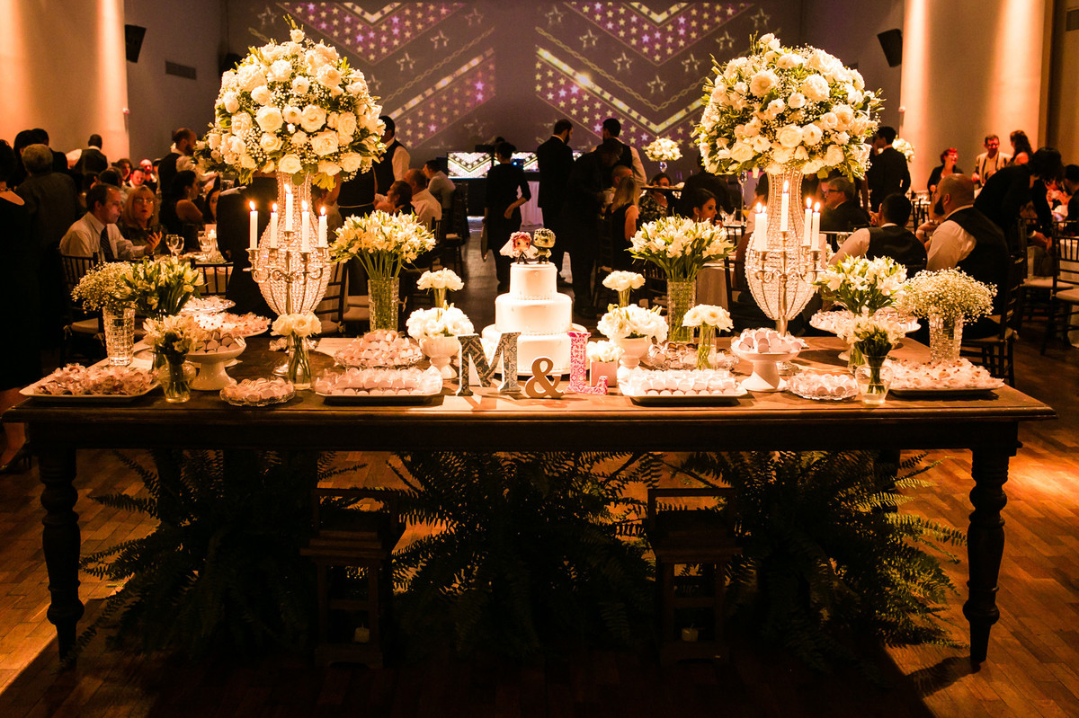 Mesa do Bolo Casamento