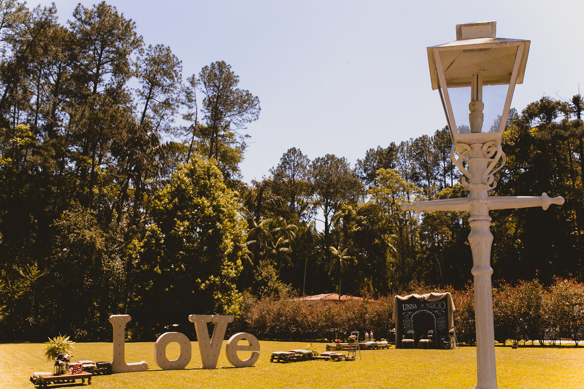 Decoração casamento no campo